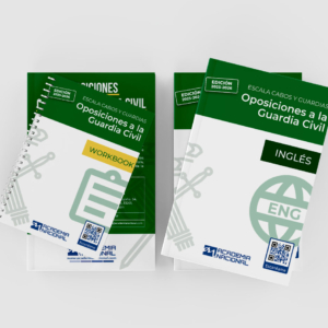 Temario de inglés (Libro + Workbook) para superar la oposición de Guardia Civil.