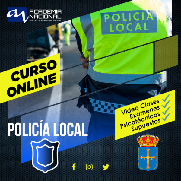 Curso Online Policía Local de Asturias