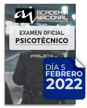 Enlace para descargar el Examen Oficial de Psicotécnicos, Escala Básica 2022 (Promoción 38)