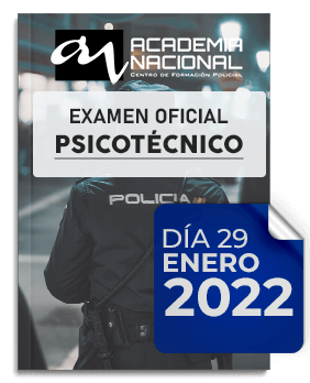 Enlace para descargar el Examen Oficial de Psicotécnicos, Escala Ejecutiva 2022 (Promoción 36)