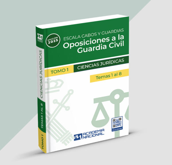 Temario de preparación de la prueba de Ciencias Jurídicas para el acceso a Guardia Civil