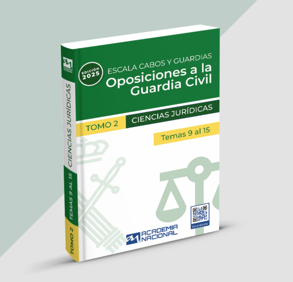 Temario de preparación de la prueba de Ciencias Jurídicas para el acceso a Guardia Civil